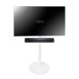 Vebos TV-stativ til soundbar i hvid