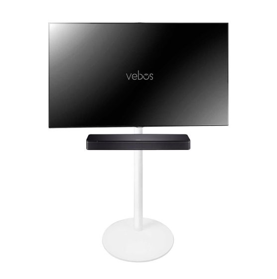 Vebos TV-stativ til soundbar i hvid