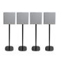 Vebos stativ til Sony BRAVIA Theatre Quad Sort (4 Stykker)