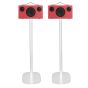Vebos stativ med Audio Pro T3/C3 i hvid