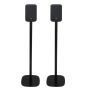 Par af Vebos stativer til Bluesound Pulse Flex P130 (2025) i sort