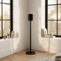 Vebos standaard LG Sound Suite M5 zwart set in hoek woonkamer