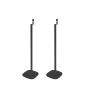 Vebos stativ med Polk SR2 Wireless Surrounds i sort