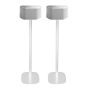 Par af Vebos stativer til Yamaha WX-030 MusicCast i hvid