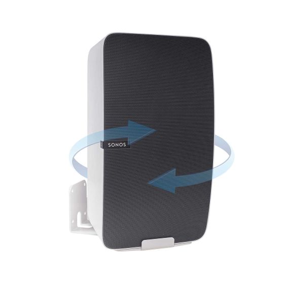 Produkt Vebos Vaegbeslag Sonos Play 5 Gen 2 Revolverende Hvid - Lodret
