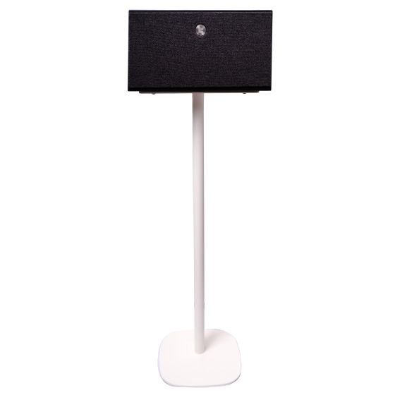 Vebos stativ med Audio Pro C10 i hvid