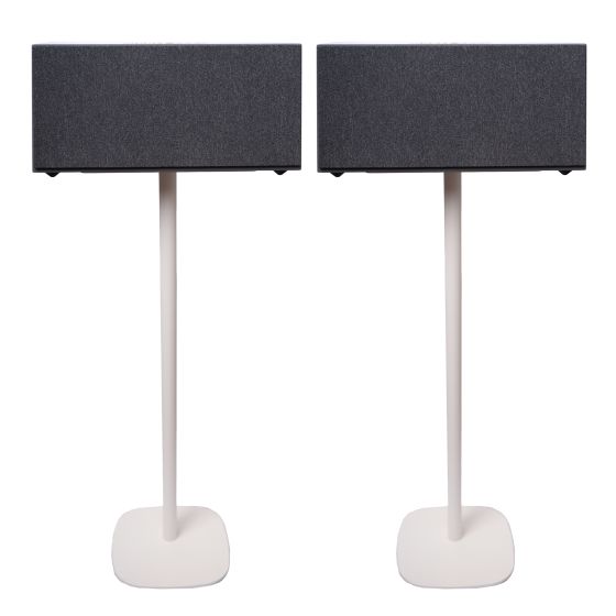 Par af Vebos stativer til Audio Pro C20 i hvid