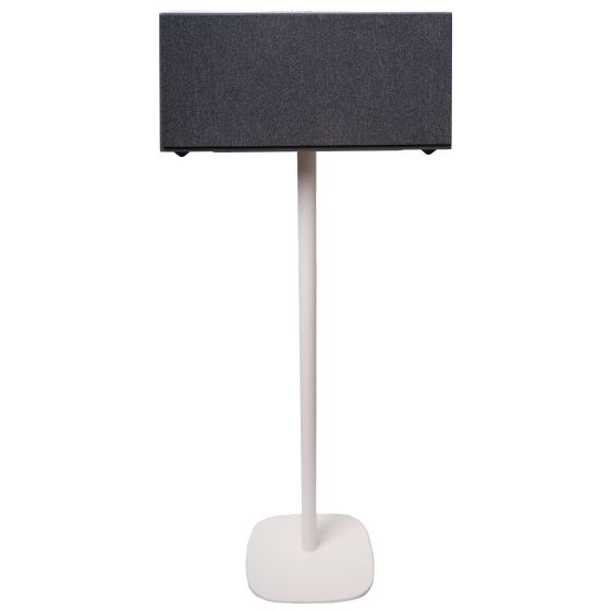 Vebos stativ med Audio Pro C20 i hvid