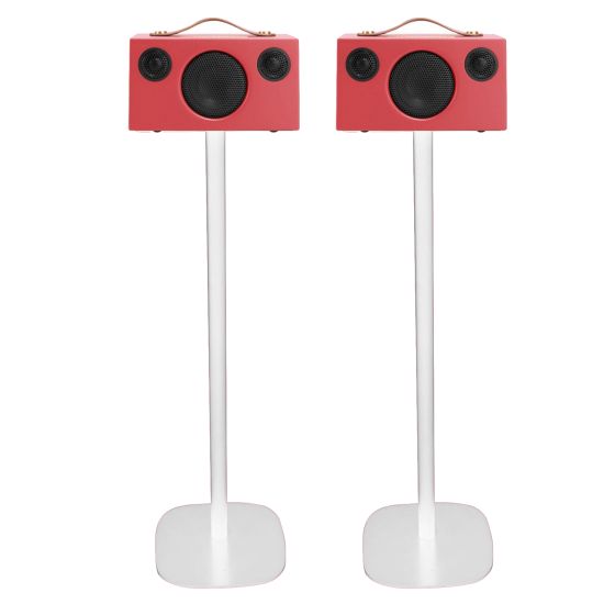 Vebos stativ med Audio Pro T3/C3 i hvid
