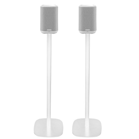 Par af Vebos stativer til Denon Home 150 i hvid