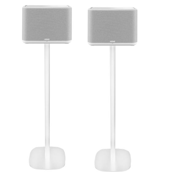 Par af Vebos stativer til Denon Home 250 i hvid
