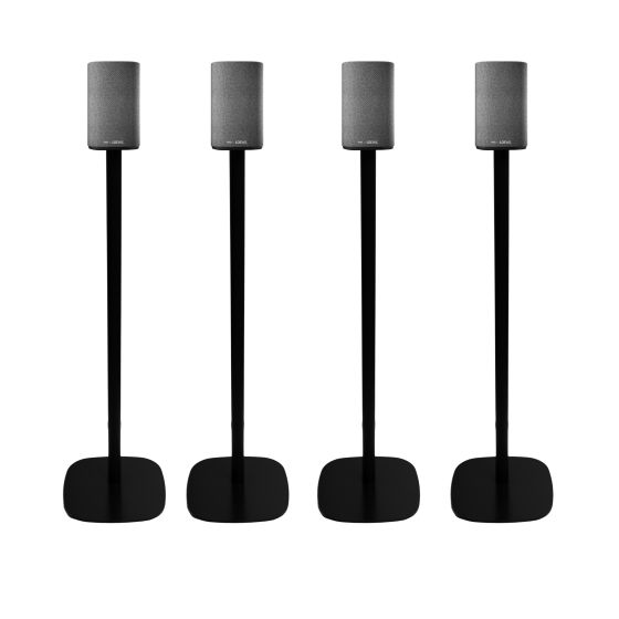 Par af Vebos stativer til Loewe We. BOOST Sort (4 Stykker) XL (100cm)