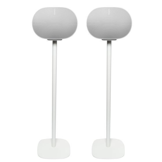 Par af Vebos stativer til Sonos Era 300 i hvid
