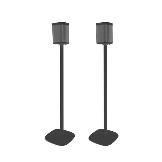 Par af Vebos stativer til Sonos Play 1 i sort