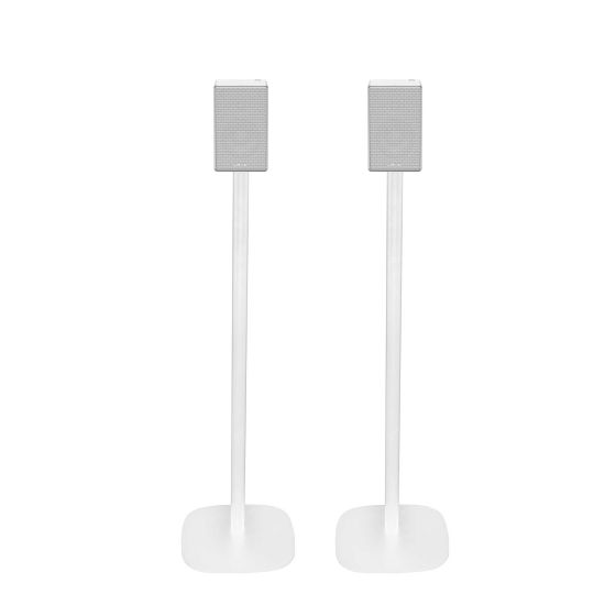 Par af Vebos stativer til Sony SRS-ZR5 i hvid