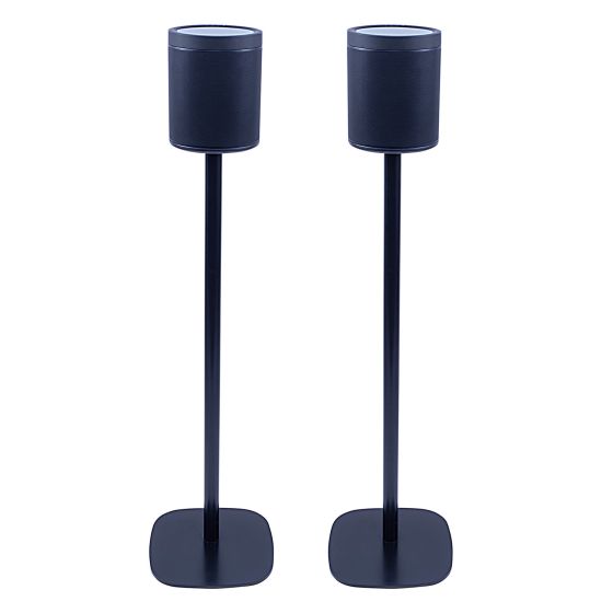 Par af Vebos stativer til Yamaha MusicCast 20 i sort