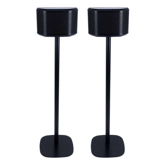 Par af Vebos stativer til Yamaha WX-030 MusicCast i sort
